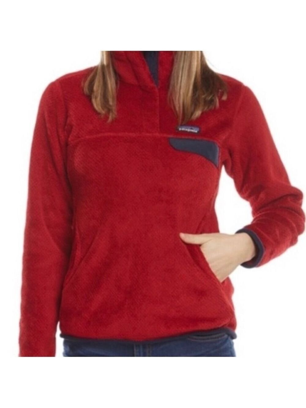 Patagonia Re-Tool Snap-T Pullover Red XSmall